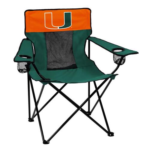 Logo Brands 169-12E Folding Chair Elite Green Miami