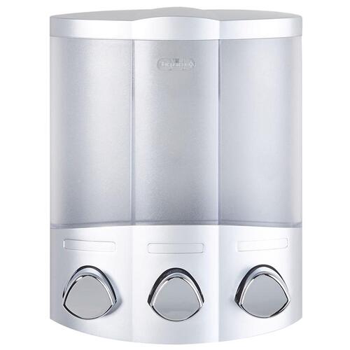 Shampoo/Soap Dispenser Trio 14.7 Wall Mount Touch Free Liquid Satin