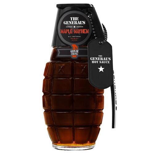 Sauce The General's Hot Maple Mayhem 6 oz - pack of 12