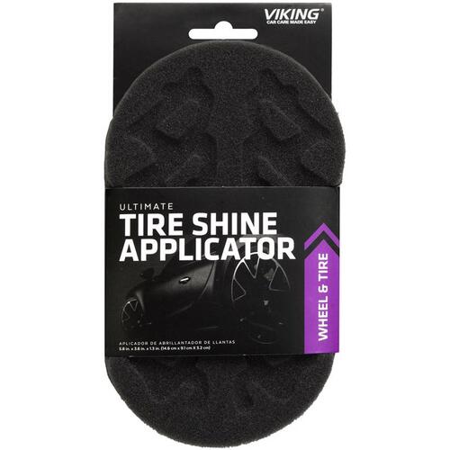 Tire Shine Applicator 5.8" L X 3.6" W Foam Black