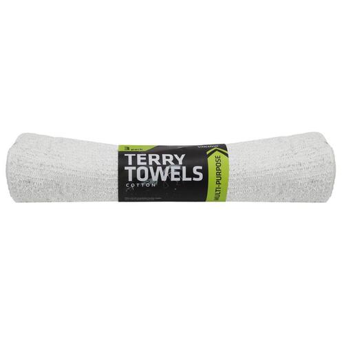 VIKING 985100 Terry Towels 17" L X 14" W Cotton White