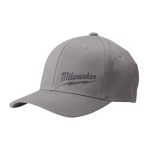 Milwaukee 504G-LXL Hat FlexFit Gray L/XL Gray