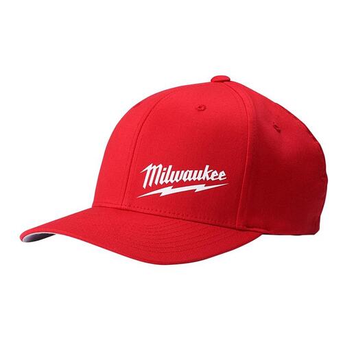 Milwaukee 504R-LXL Hat FlexFit Red L/XL Red