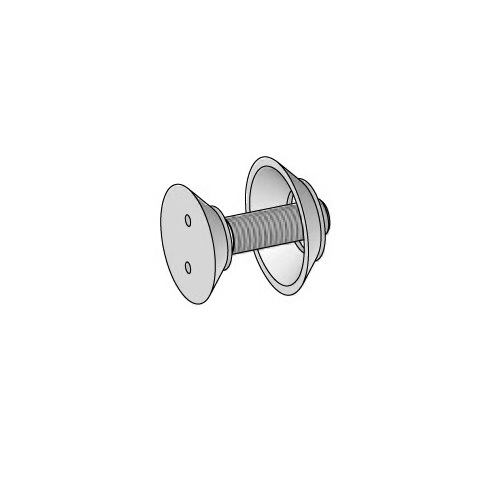 NEUS Stud With Stainless Steel Countersunk Screw Model 4NB 16-23 mm (5/8"-1") - pack of 4