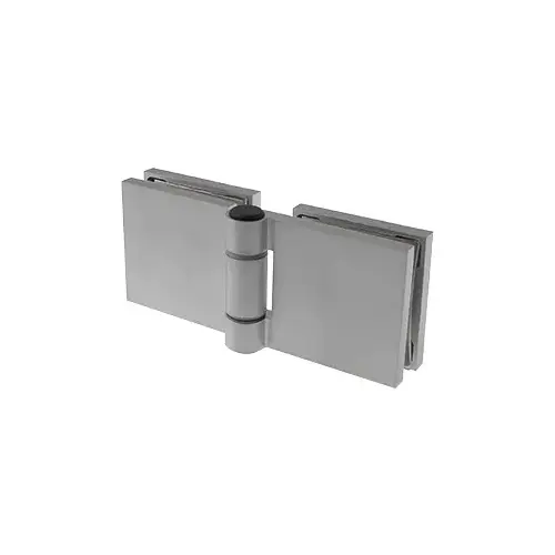 Series 865 866 Small Side Hinge Glass To Glass 180 degree Polished Chrome - pack of 2