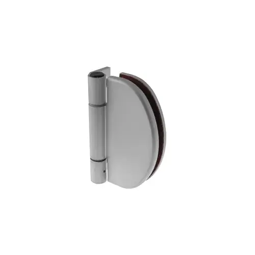 Colcom 8663-02-XCP2 Series 865 866 Rounded Side Hinge For Narrow Door Jambs Glass To Wall Satin Anodized - pack of 2