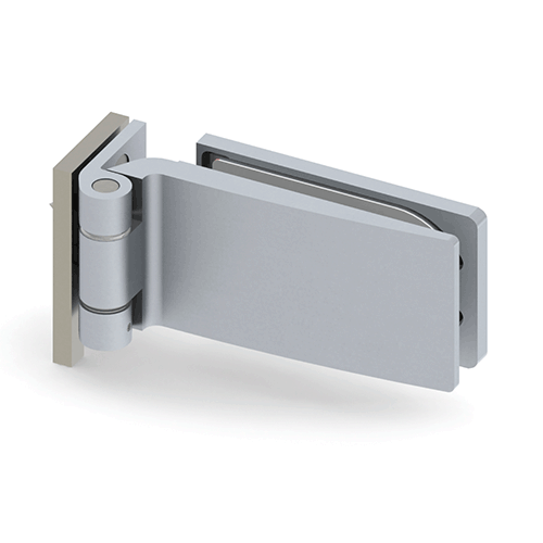 Biloba Side Hydraulic Hinge For P35E Profile 900 mm (35-3/7") / 121 lbs Satin Anodized - pack of 2