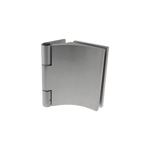 Series 865 866 Glass To Wall Side Hinge For Door-Jambs Sloping Straight Cut For Door Frame -40 To 50 mm (1-4/7" To 2") 1000 mm (39-3/8") / 132 lbs Imitation Satin Stainless Steel - pack of 2