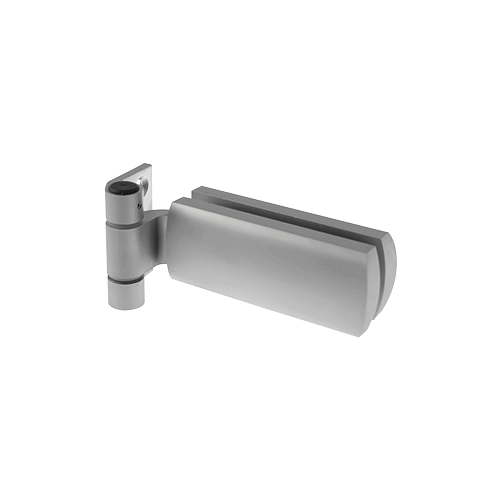 Series 865 866 Glass To Wall Side Hinge - Flexa Imitation Satin Stainless Steel - pack of 2