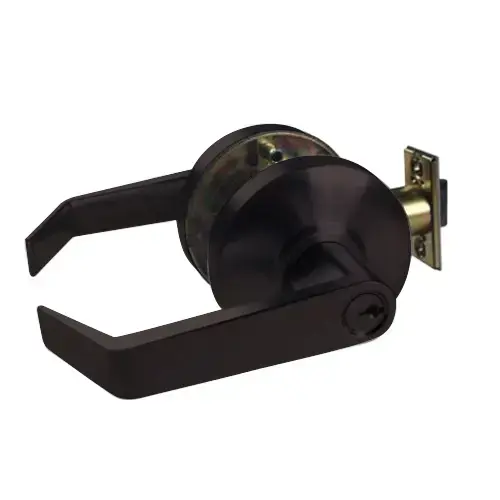 4000 Series Grade 2 Clutched Cylindrical Lever Lock Classroom, Interchangeable Core Oil Rubbed Bronze