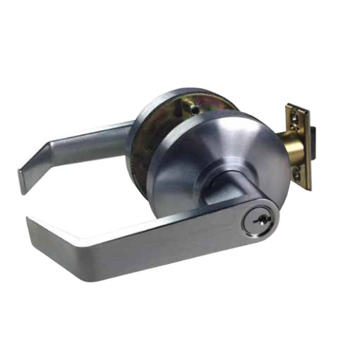 4000 Series Grade 2 Clutched Cylindrical Lever Lock Exit Satin Chrome