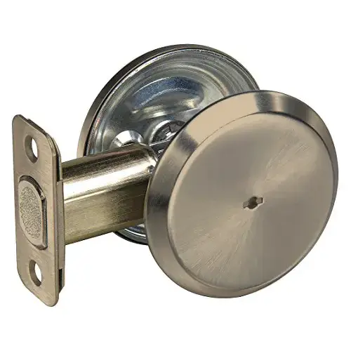 Grade 1 Heavy Duty One-Sided Thumbturn Deadbolt With Blank Plate Satin Nickle