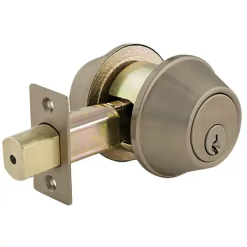 Grade 1 Heavy Duty Double Deadbolt With 2 Keys Satin Nickle