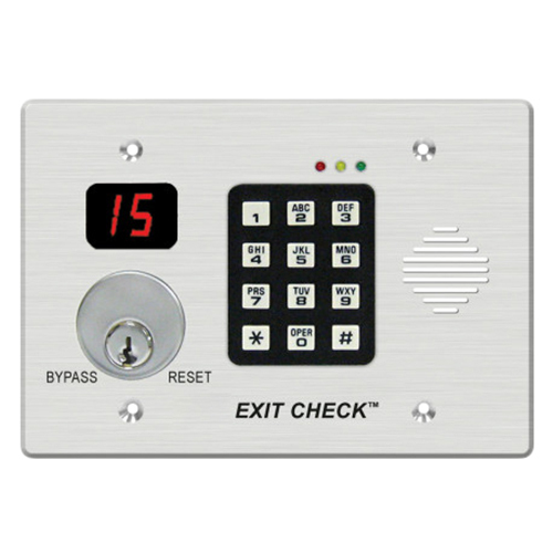 Delayed Egress Wall Mount Controller For 8000 Series Exit Device Keypad & Keyswitch Control And Reset