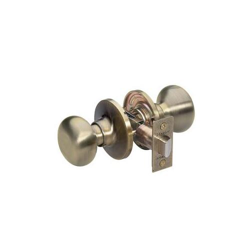 Grade 3 Passage Biscuit Knob, Antique Brass