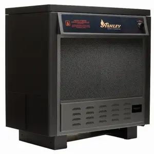 ASHLEY AW40 Wood Circulator, 60000 Btu BTU, Black