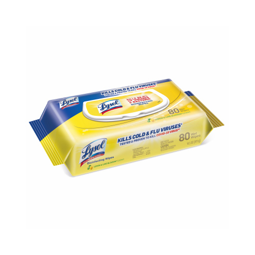 Disinfecting Wipes Lemon & Lime Blossom Scent 80 ct