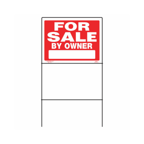 Sign English Red For Sale 18" H X 24" W