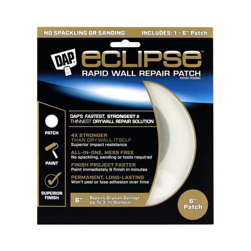 ECLIPSE 7079809165 Rapid Wall Repair Patch, Clear