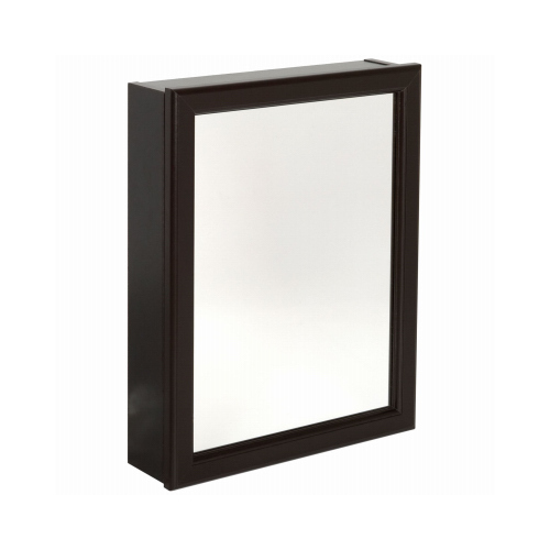 Medicine Cabinet 19.25" H X 15.25" W X 4.5" D Rectangle Espresso