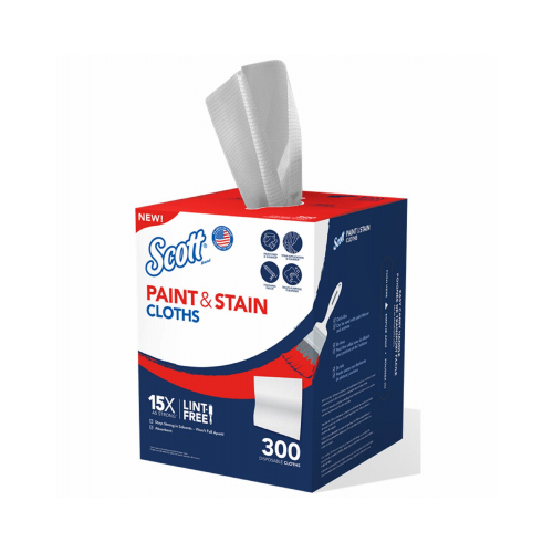 Paint Cleaning Cloth, White - pack of 300