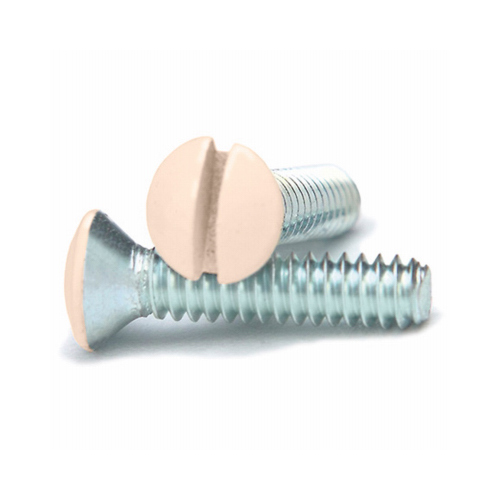 Wall Plate Screws Ivory Steel Ivory