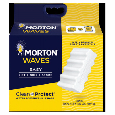 Morton 2505 Water Softener Salt Waves Bar 20 lb