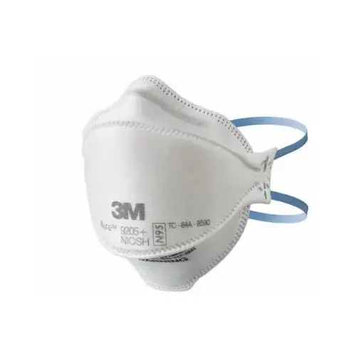 Aura Series 3-Panel Particulate Respirator, One-Size Mask, N95 Filter Class, 95 % Filter Efficiency, White - pack of 36