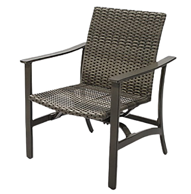 Four Seasons Courtyard AGK10420H01 Catania Deep Seating Rocker Chair, Wicker Over Aluminum Frame