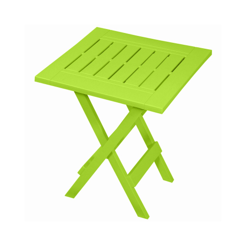 Resin Folding Table, Tendor Shoots Green