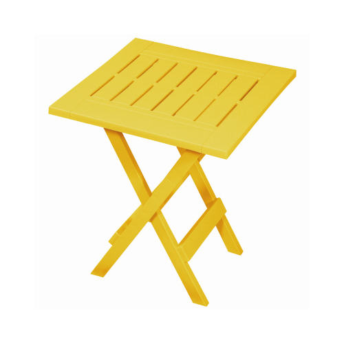 Gracious Living 142326PDQ Folding Table, Yellow