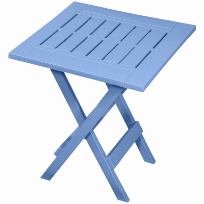 Gracious Living 14241-6PDQ Folding Table, Blue