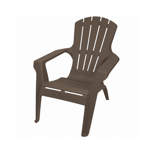 Gracious Living 11169-ADI II Contour Adirondack Chair, 29-3/4 in W, 35-1/4 in D, 33-1/2 in H, Resin Seat