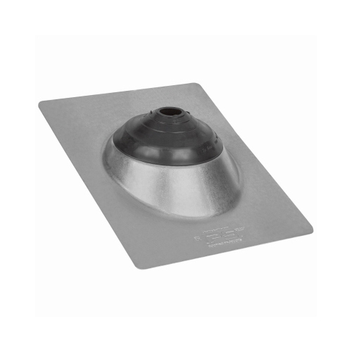 Galvanized Roof Flashing, Fits 1-1/4 to 4-In. Pipe