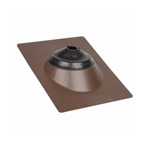 IPS Roofing 81890 Galvanized Base Roof Flashing, Brown, 12 x 15-1/2-In.