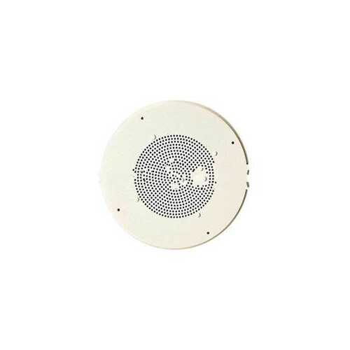 Aiphone SP-20N/A Ceiling Speaker used with Open Voice Intercom Systems, for Two-Way Communication, Discreet Ceiling Mounted Sub Station, NP-25V Capacitor is Required if no Call Button