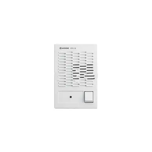 ChimeCom Series Surface Mount 1-Channel Audio Intercom with Weather Resistant, White - Gray Multi-Colored