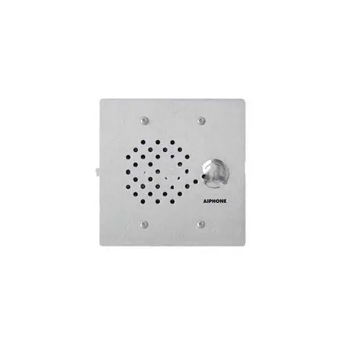 LE Series Flush Mount 1-Channel Door Station Intercom with Vandal, Weather Resistant, Stainless Steel