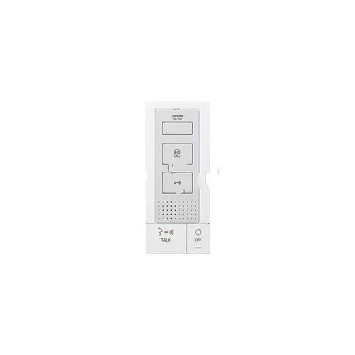 DB Series Surface Mount 1-Channel Audio Master Station Intercom with Door Release, White