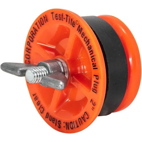 Test-Tite 83592 2 in. Plastic Twist-Tite Mechanical Wingnut Test Plug