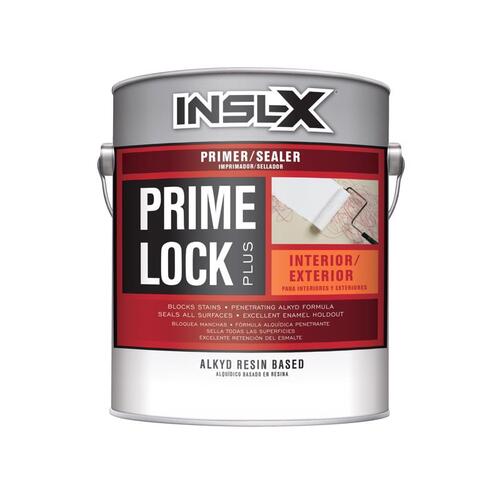 Primer and Sealer Prime Lock White Flat Oil-Based Alkyd 1 gal White - pack of 4