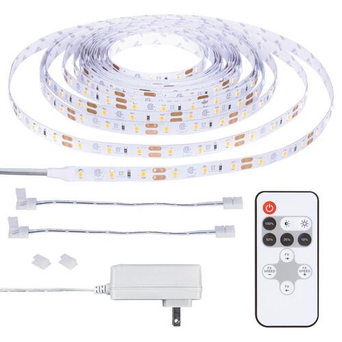 Armacost Lighting 421500 Strip Tape Light Kit RibbonFlex home 16 ft. L White Plug-In LED White