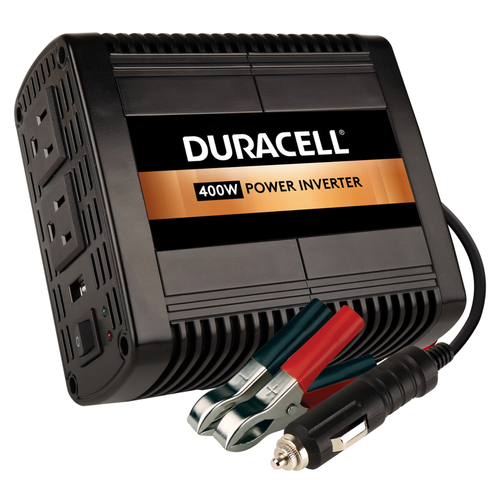 DURACELL DRINV400 Power Inverter 115 V 400 W 2 outlets Black