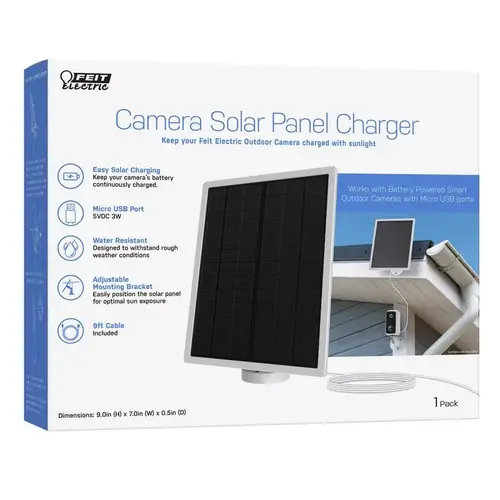 Solar Charger Black 108" Black