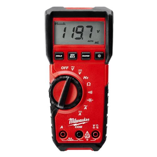 Digital Multimeter, Up To 600 Volt Red