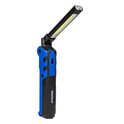 Work Light Flashlight DieHard 450 lm Black/Blue LED Black/Blue