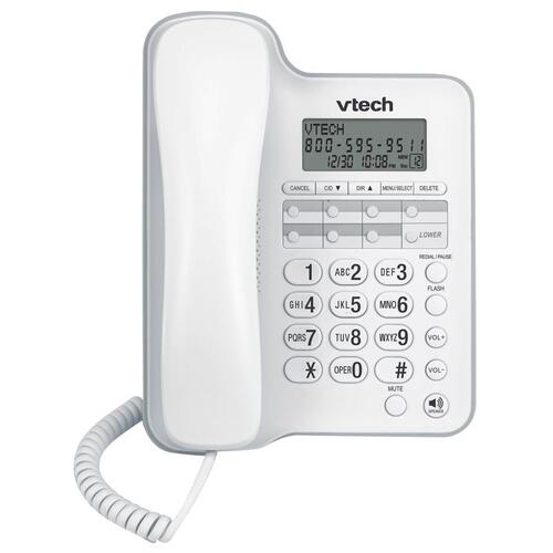 Telephone 1 pk Digital White White