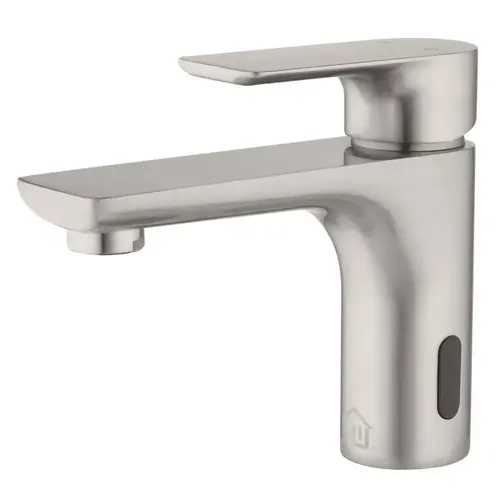 Single-Handle Bathroom Sink Faucet Brushed Nickel Motion Sensing 2" Brushed Nickel