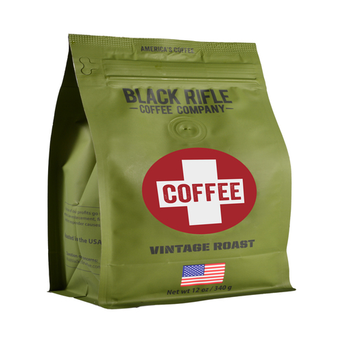 Black Rifle Coffee Company 30-137-12G-XCP6 Ground Coffee Vintage Roast - pack of 6