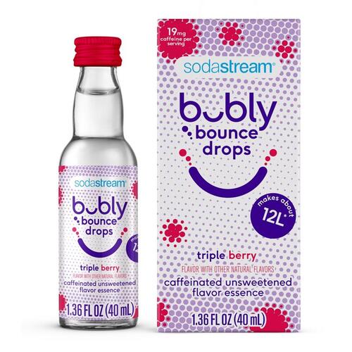 SodaStream 1525252010 Fruit Drops Bubly Bounce Triple Berry 40 ml